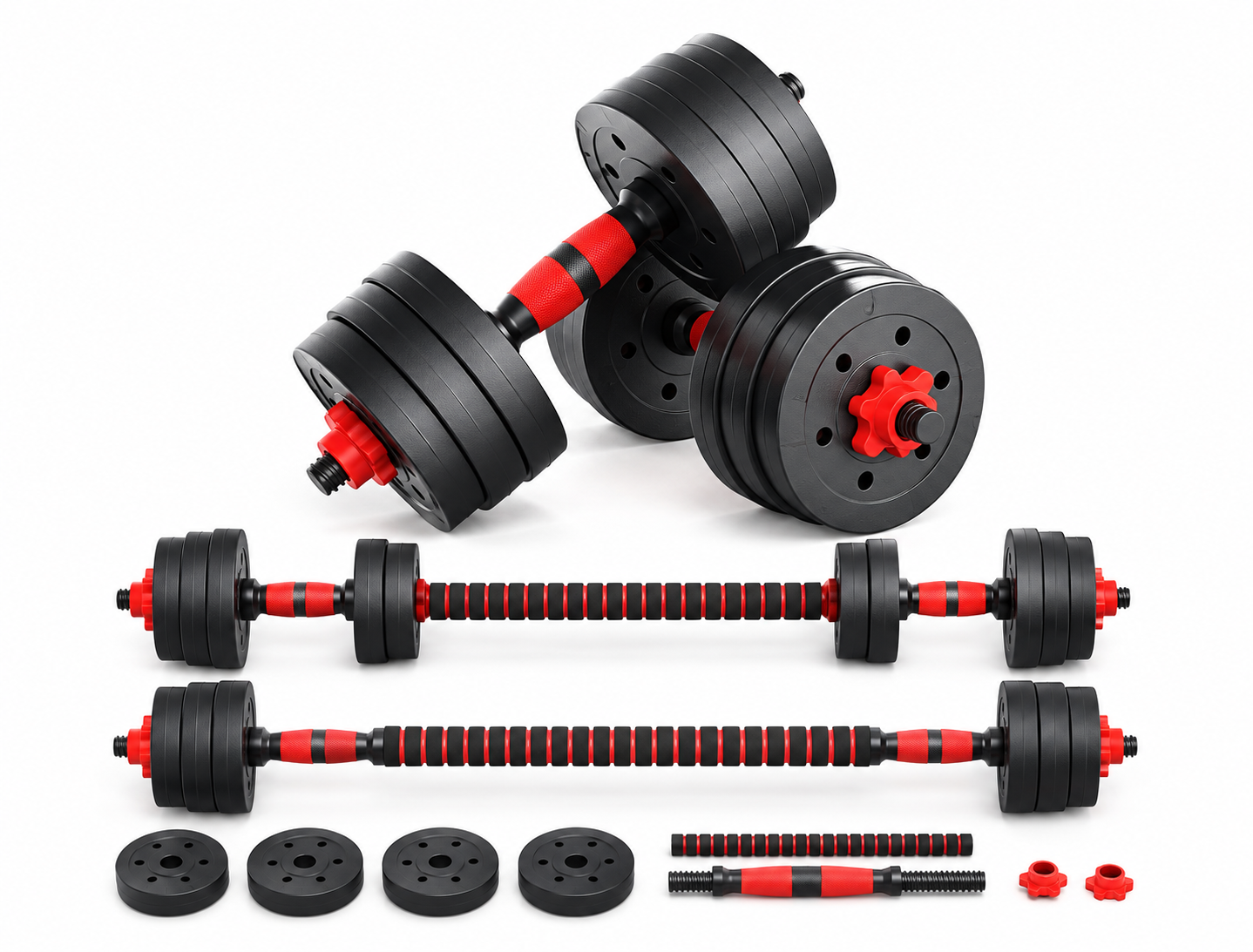 Conjunto ajustável de halteres
